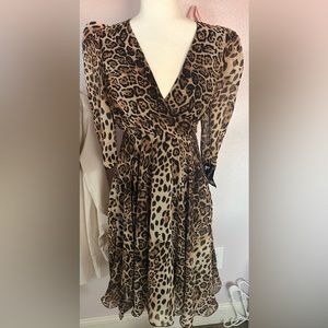 NWT Fervente leopard dress